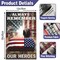 Always Remember Our Heroes Garden Flag 12x18 Inch Memorial Day Garden Flag 3ply Polyester Double Sided Print 4th of July Independence Day Veterans Day Garden Flags for House Indoor Yard Outdoor Holiday Patriotic Decor